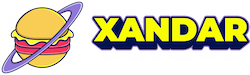 Logo Xandars hamburguesas de otro planeta